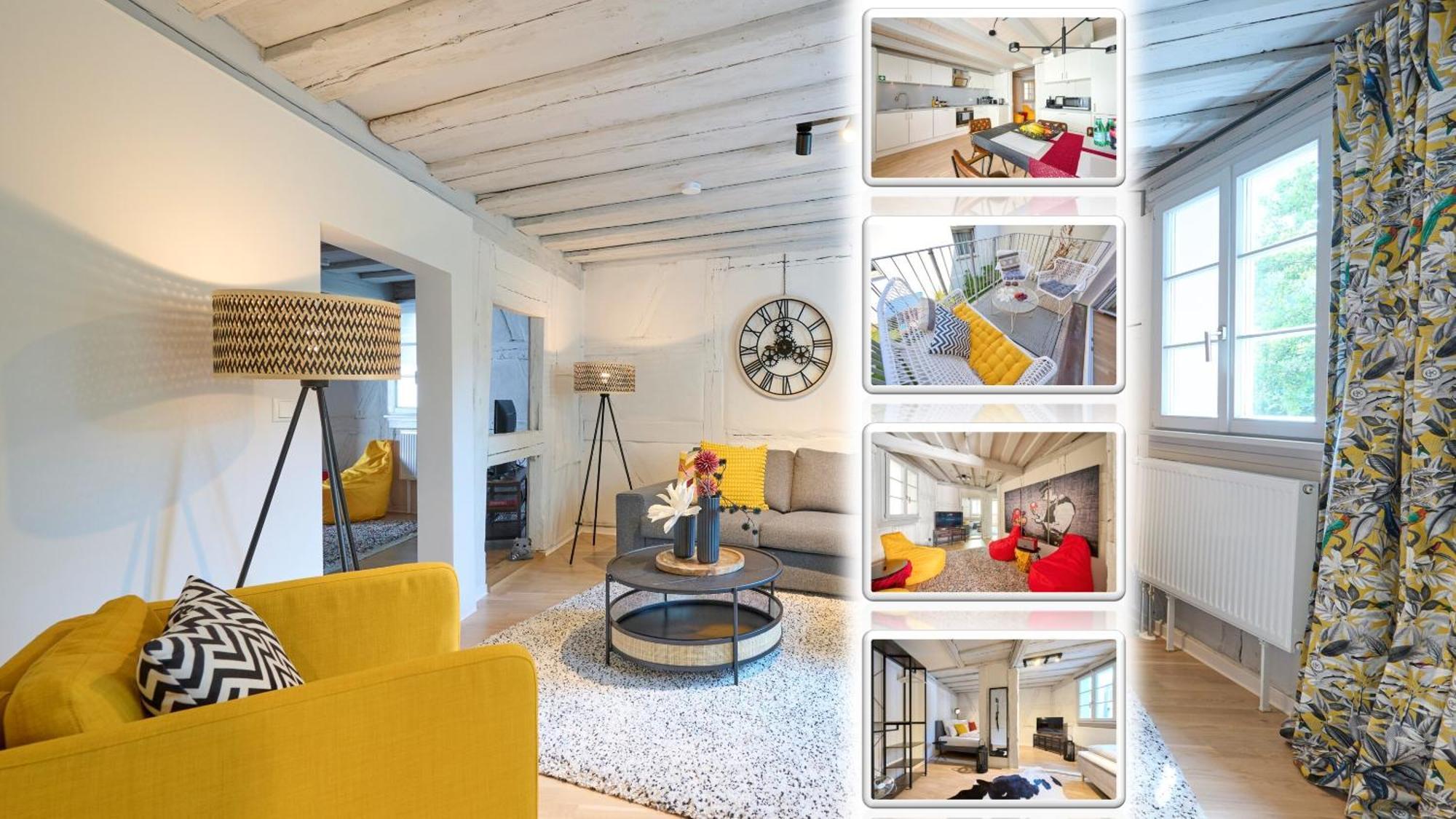 Cozy # Frisch Renoviertes Fachwerk # 100qm # Modern # Balkon # Netflix Schwabach